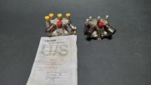 LANDING GEAR CONTROL VALVES 76650-02802-104 (1 REMOVED FOR REPAIR & 1 NO PAPERWORK)