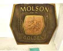 VINTAGE MOLSON BEER SIGN - PICK UP ONLY