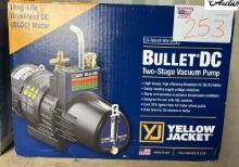 New Yellow Jacket Bullet DC 2 Stage Vacuum Pump