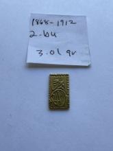 1868-1912 JAPAN (MEIJI ERA) GOLD 2 BU COIN