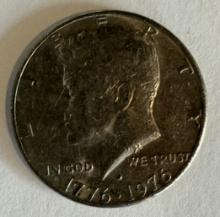 1976 BICENTENNIAL JOHN F. KENNEDDY HALF DOLLAR COIN