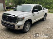 2019 Toyota Tundra 4x4 Crew-Cab Pickup Truck Runs & Moves, Maintenance Required Light On
