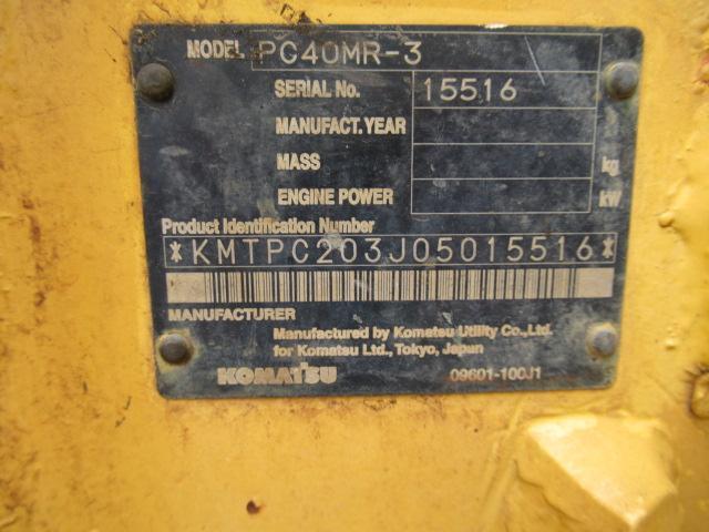 KOMATSU PC40MR EXCAVATOR