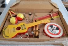 Mickey mouse music instruments W/ box