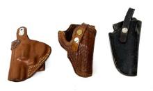Bianchi #3 Pistol Pocket Colt Detective Leather Holster with (2) Others