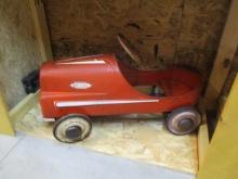 Fire Chief metal pedal car