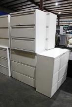 MISC 3-DRAWER FILE CABINETS