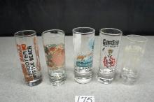 Tall Shotglasses Lot