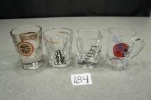 Novelty Shotglasses Lot