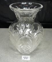 Cut Crystal Vase