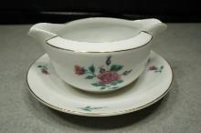 Vtg Kutani China Gravy Boat