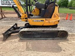 2015 JCB 8035 MINI EXCAVATOR