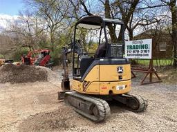 2015 DEERE 27D MINI EXCAVATOR