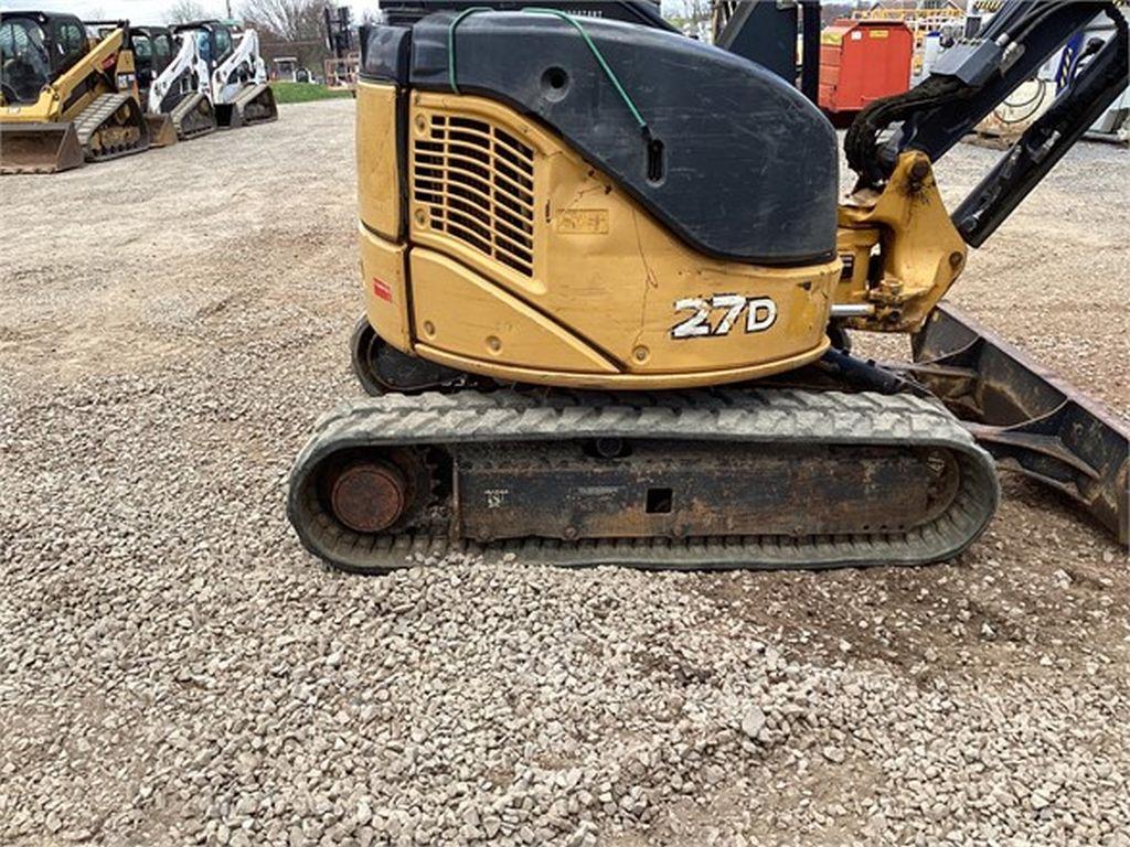 2015 DEERE 27D MINI EXCAVATOR