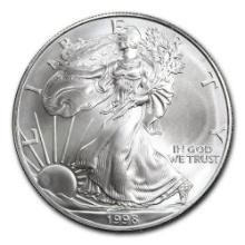 1998 1 oz Silver American Eagle BU