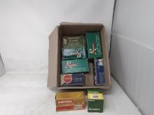 Box lot assorted empty ammo boxes