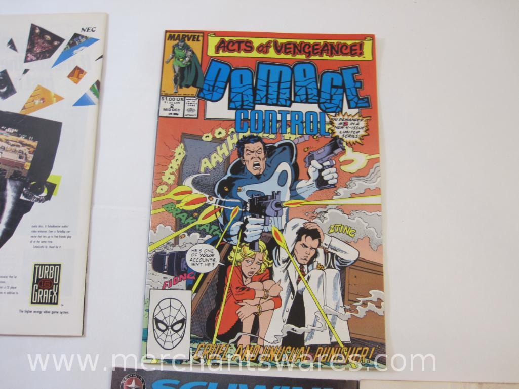 Seven Marvel Damage Control Comic Books Nos 2-4 and Damage Control Acts of Vengeance Nos 1-4, 11 oz