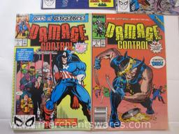 Seven Marvel Damage Control Comic Books Nos 2-4 and Damage Control Acts of Vengeance Nos 1-4, 11 oz