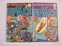 Eight DC Super-Stars Comic Books including Nos 2-4, 8, 11, 12, 15 and 17, see pictures, 1 lb 2 oz