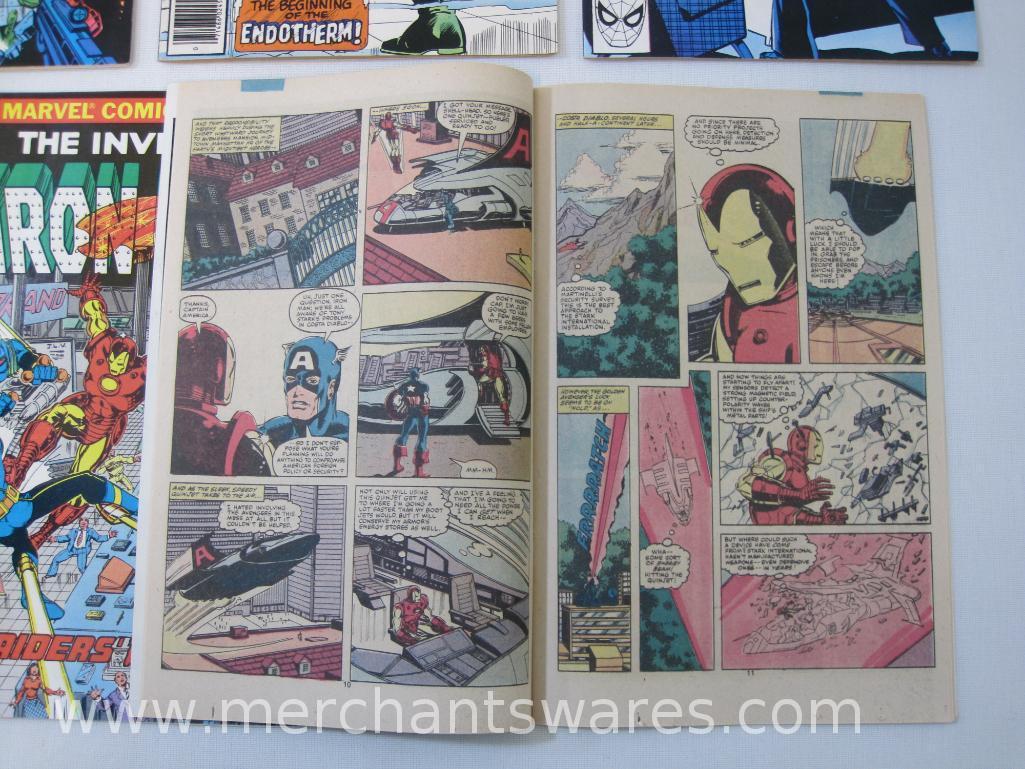 Seven Iron Man Comics Issues No. 131, 134, 136, 138, Feb, May, July, Sept 1980, No.144, 145, 148,