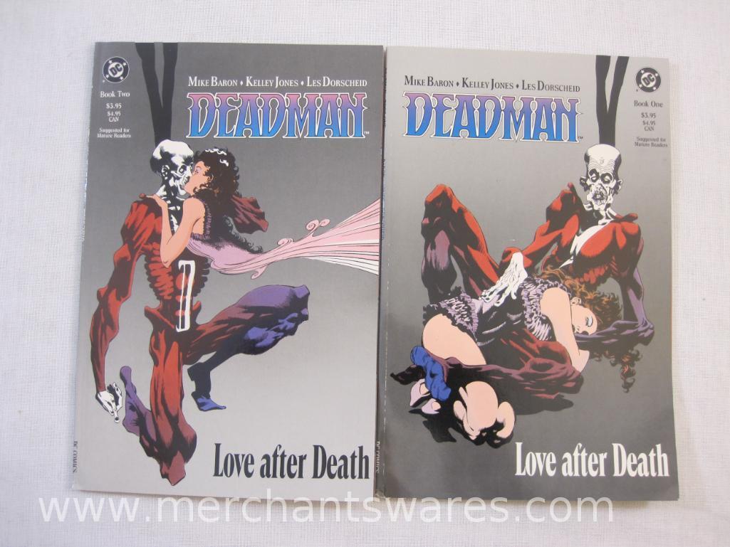 Deadman Love after Death Book One and Two, DC Comics, 1989, Mature Readers, 9 oz