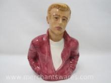 James Dean Cookie Jar in Original Box, 1996 CMG Worldwide, 3 lbs