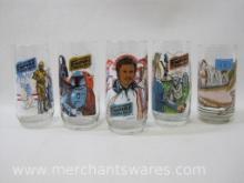 Five Star Wars Burger King Glasses includes Four 1980 The Empire Strikes Back and One 1983 Return of