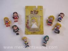 Sailor Moon Figures and Sealed Collectible Clip-On, 10 oz