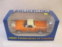 1968 Federated El Camino Logo Die Cast Model Car in Original Box, 2009 First Gear Inc, 1 lb 8 oz