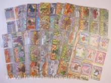 TY Beanie Babies Trading Cards, Glow in the Dark Stickers and More in Binder Sleeves, 2 lb 1 oz