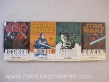 Four Star Wars Fate of the Jedi Hardcover Books: Conviction, Vortex, Outcast, and Ascension, 4 lbs