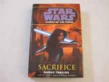 Three Star Wars Legacy of the Force Hardcover Books: Invincible by Troy Denning, Sacrifice by Karen