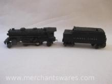 Lionel O27 2-4-2 Steam Locomotive 2034 with Lionel Lines Tender 6466T, see pictures, 3 lbs 5 oz