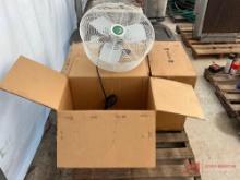 (4) NEW UNUSED 18" ELECTRIC FANS