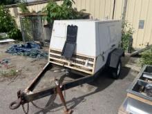 Atlas Copco Towable Air Compressor, Hrs: 2,579 w/John Deere #4039DF Motor & Hose (SEE TAG For