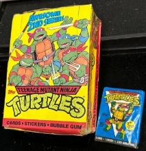Full box (48 Packs) of 1990 Teenage Mutant Ninja Turtle Cards