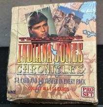 1992 Indiana Jones Cards Full box (36 Packs) with 3-D Cards