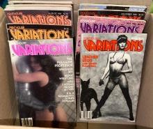 Ten 1980's Penthouse Variations Magazines- Sexy Stories and more