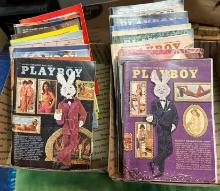 Full set of 1968 Playboy Magazines and Full set of 1971 Playboy Magazines