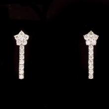 14k Gold 1.90ct Diamond Earrings