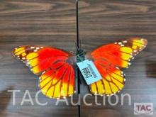 24in Painted Metal Butterfly Wall Art