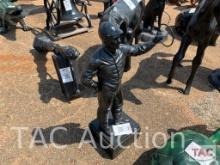 Jockey Statue / Yard Art