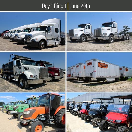 Day 1 Ring 1 - 2-Day Trucking, Auto & Farm Auction