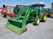 2016 John Deere 5065E Cab Loader Tractor 'Ride & Drive'