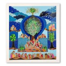 Ilan Hasson "Tree of Life" Limited Edition Serigraph on Paper