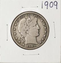 1909 Barber Half Dollar Coin