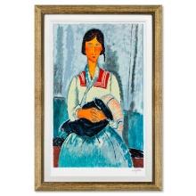 Amedeo Modigliani "Zingara Con Bambino" Limited Edition Serigraph on Paper