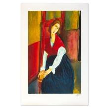 Amedeo Modigliani "Jeanne Hebuterne" Limited Edition Lithograph on Paper