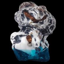 Kitty Cantrell "Glacial Voyage" Limited Edition Mixed Media Lucite Sculpture
