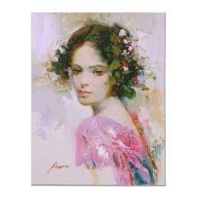 Pino (1939-2010) "Lily" Limited Edition Giclee On Canvas